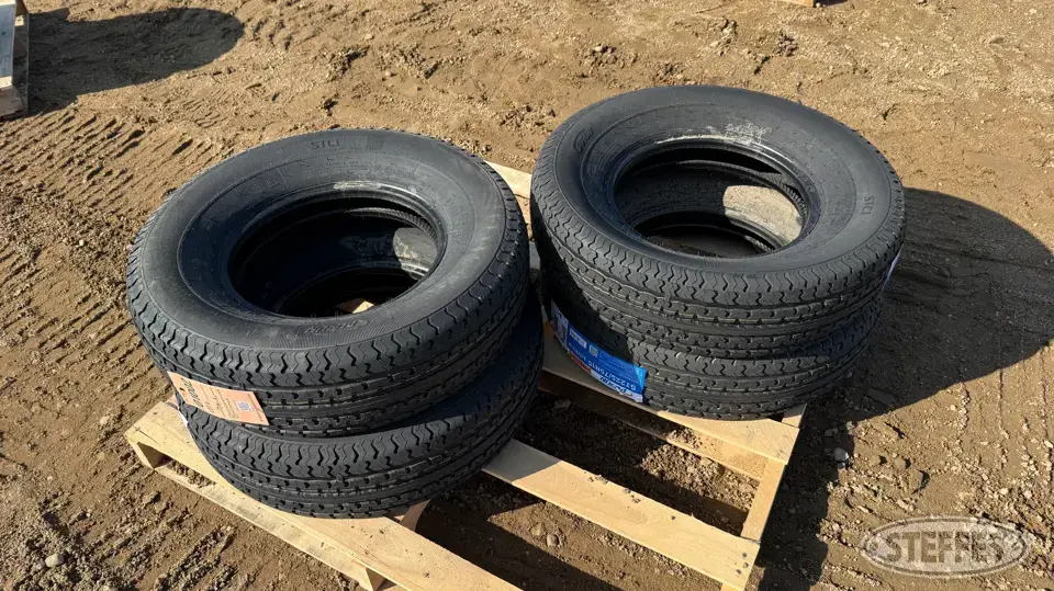 (4) Durun ST225/75R15 trailer tires Passenger-Light Truck Tire