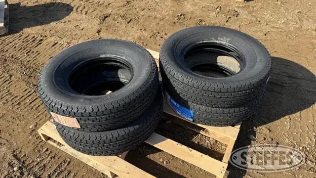(4) Durun ST225/75R15 trailer tires