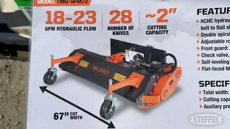 2024 TMG-SFM72 Flail Mower