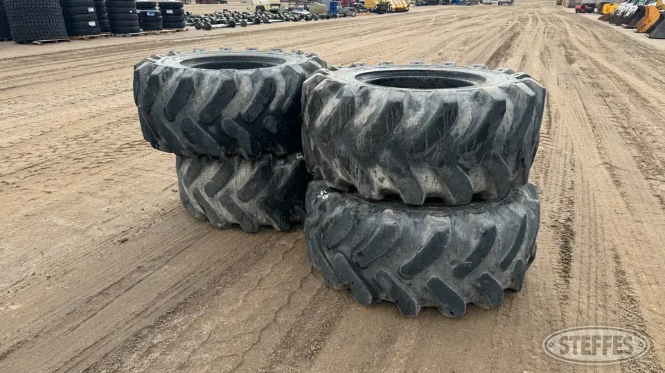(4) Galaxy 20.5-25 Tires Construction Equipment Tire