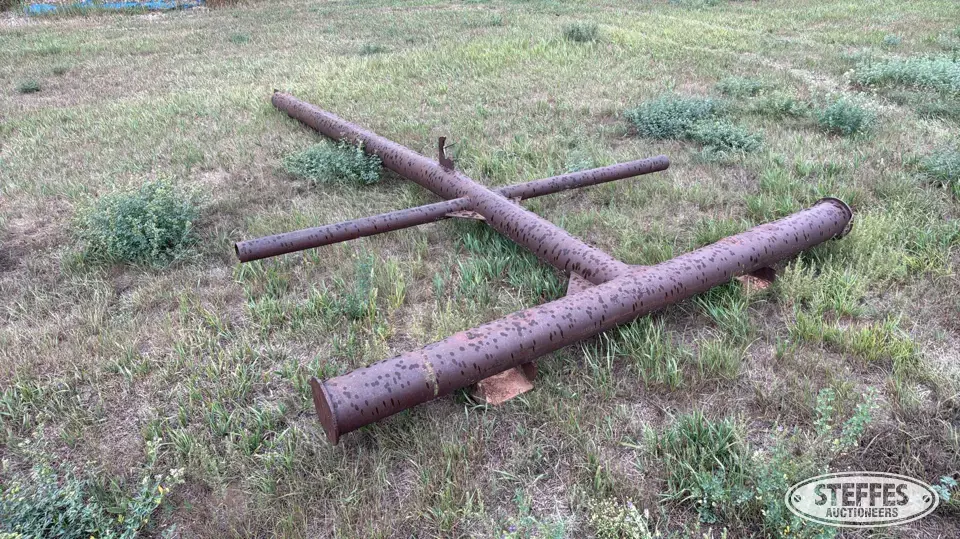 Shop-built bucket jib Loader Attachment