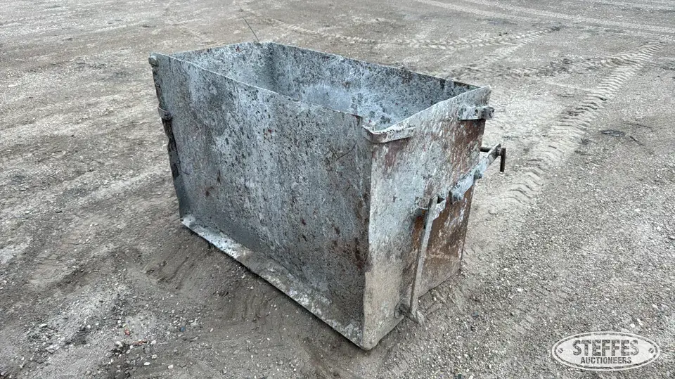 Concrete dump hopper Skid Steer Bucket