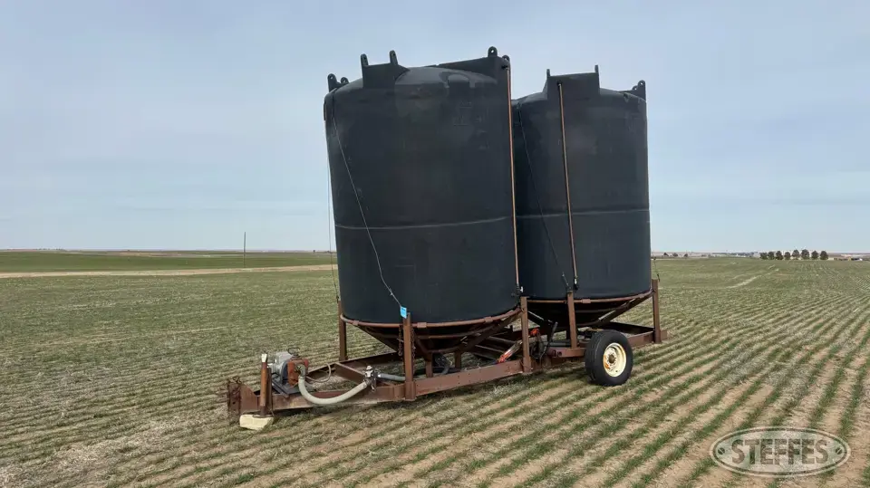 Single axle liquid fertilizer tender trailer Liquid Nurse Tank