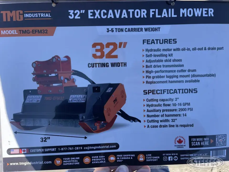 2023 TMG EFM32 Flail Mower