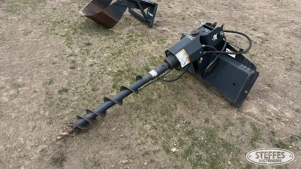 2010 Bobcat 15C Skid Steer Augers-Post Driver