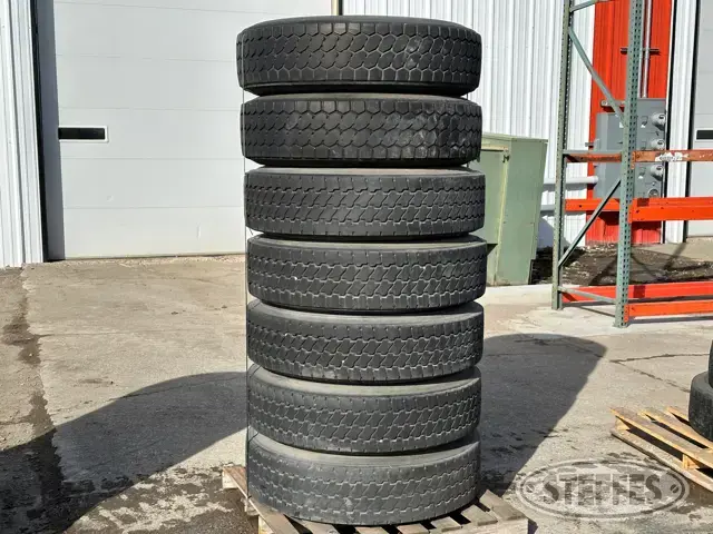 (7) 295/75R22.5 tires