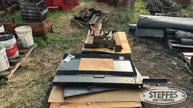 (2) Skid steer plates