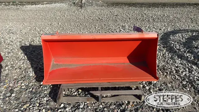 Kubota skid steer bucket