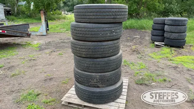 (6) Hankook Smart Flex 265/70R19.5 tires