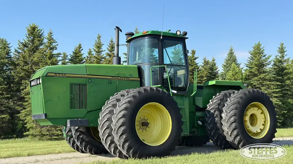 1995 John Deere 8770 4WD Tractor