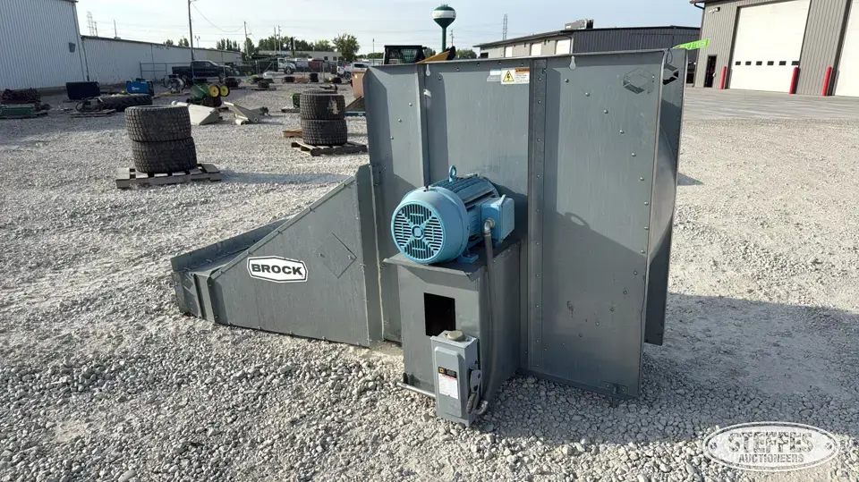 Brock centrifugal bin fan