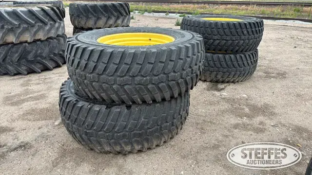 (4) Alliance 650/65R38 tires