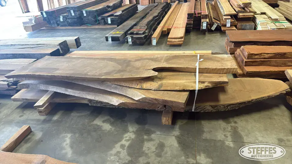 (5) Black walnut slabs Business Inventory
