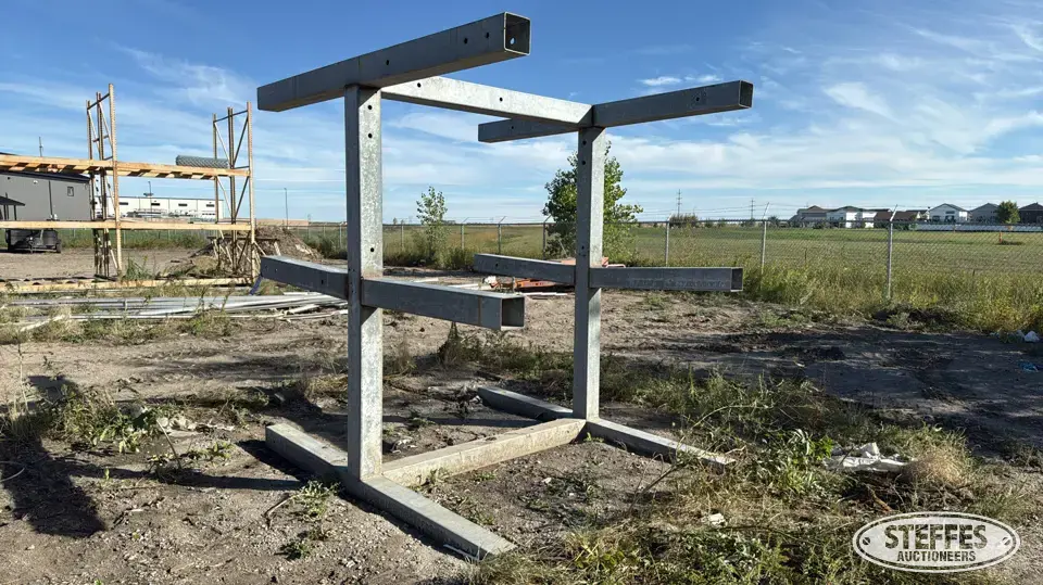 Steel rack Storage and Bench