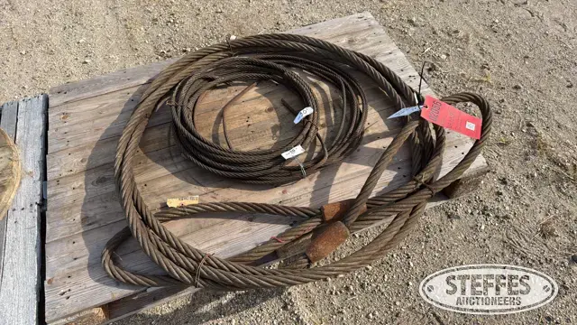 30’x1” double sling steel cable