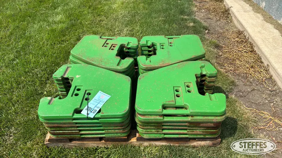 (24) John Deere suitcase weights Tractor Part