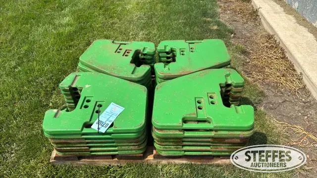 (24) John Deere suitcase weights