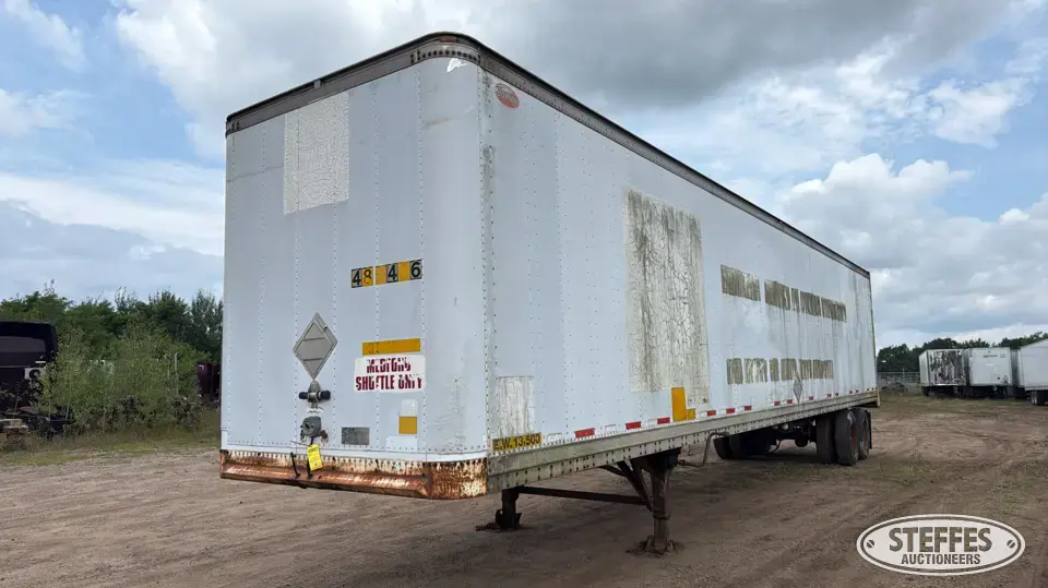 1987 Dorsey AIDT-86 Van Trailer