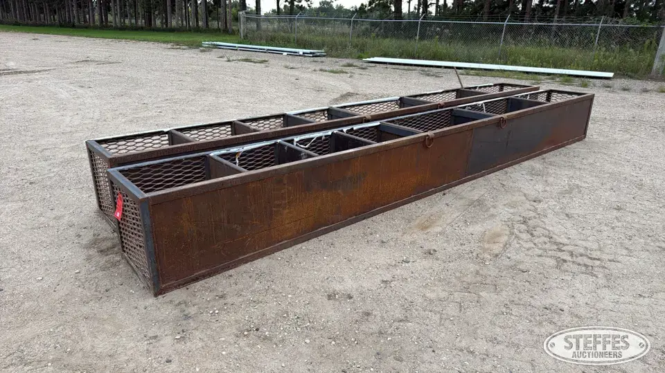 (2) Steel shelves General Tools and Shop Supply