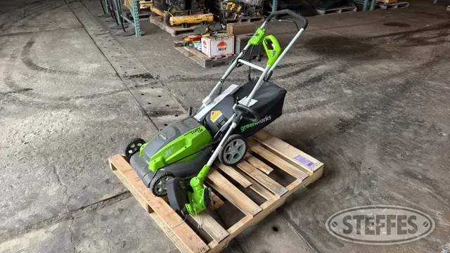 Greenworks lawn mower & trimmer/edger