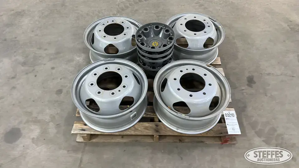 (4) Chevrolet 18” steel wheels Truck-Trailer Part
