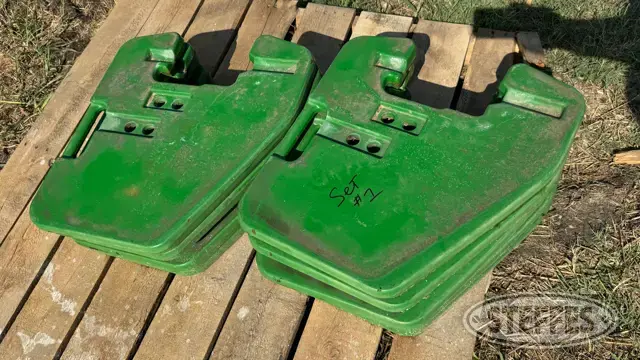 (10) John Deere suitcase weights
