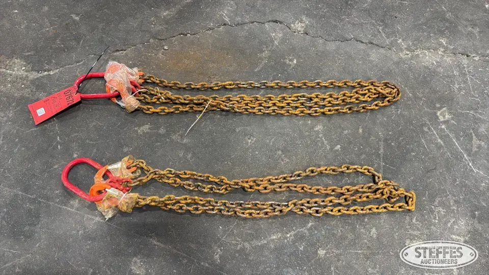 (2) Chain slings Farm Support Item