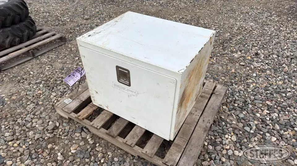 Weather Guard toolbox Storage and Bench
