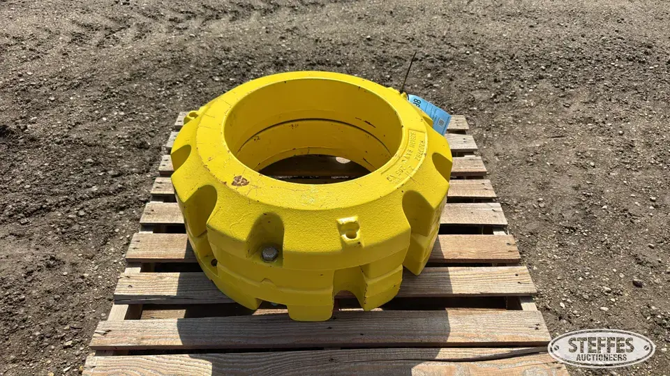 (2) John Deere wheel weights Ag Equipment Part