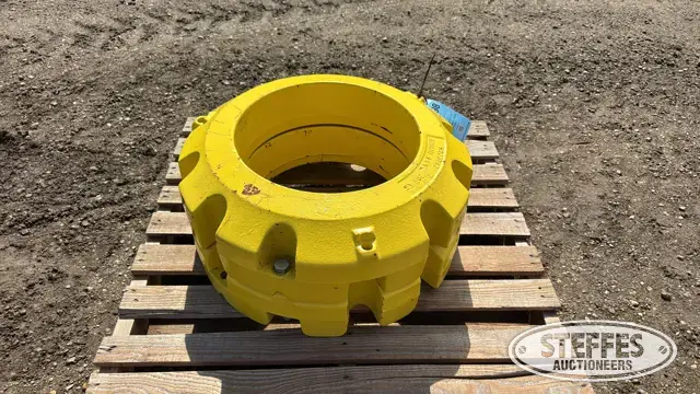 (2) John Deere wheel weights