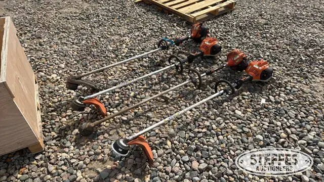(4) Stihl grass trimmers