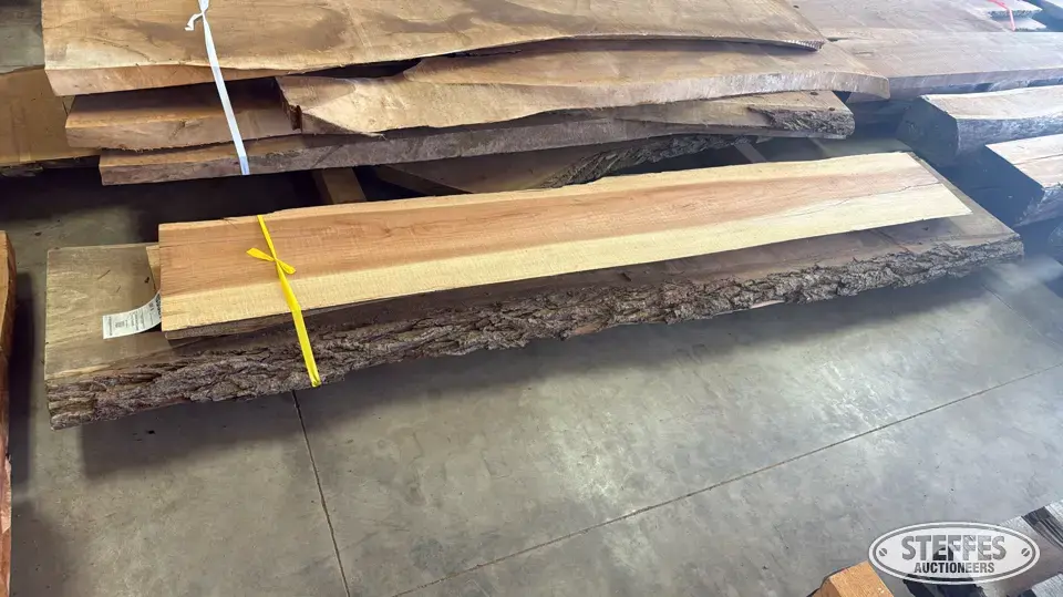 (3) Wood slabs Business Inventory