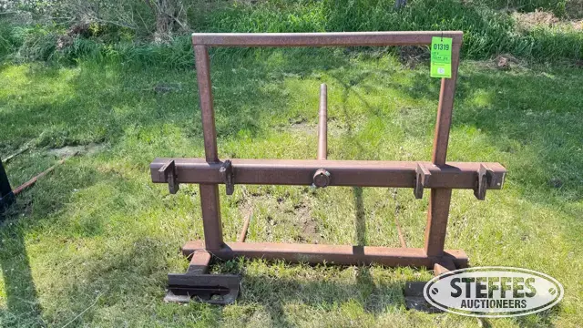 Shop-built bale spear