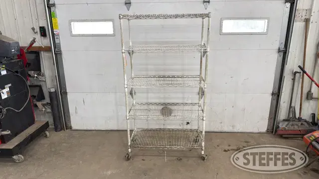 Rolling storage cart