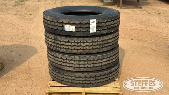 (4) 11R24.5 tires