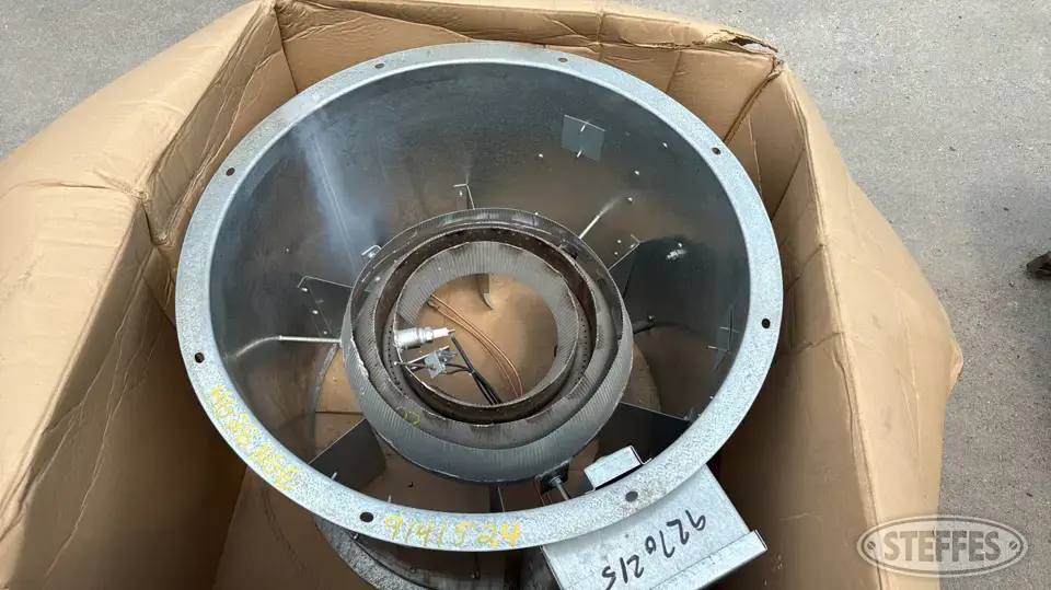 (1) Caldwell H28-LT-NGE-PE axial bin heater Bin Accessory