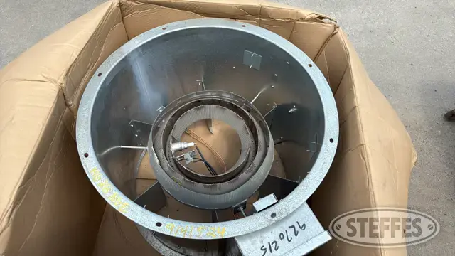 (1) Caldwell H28-LT-NGE-PE axial bin heater