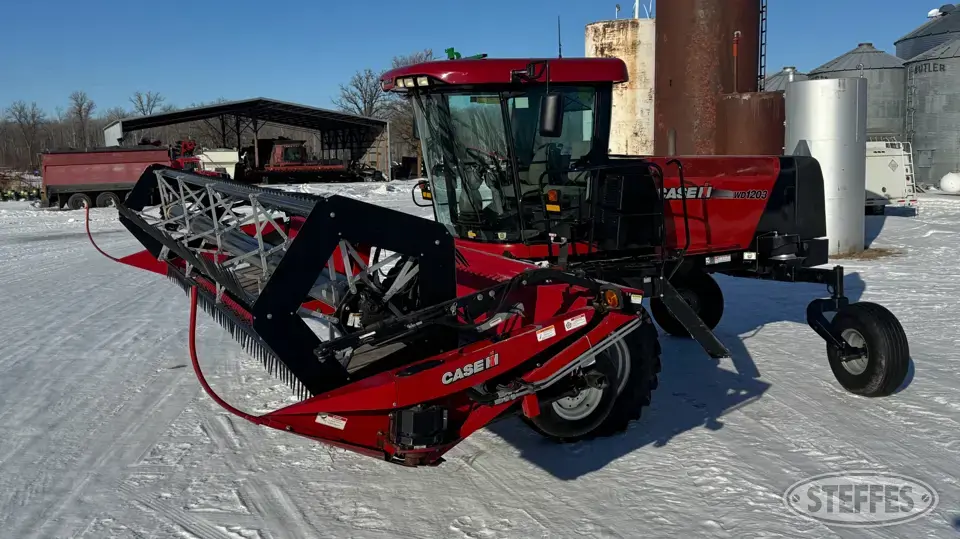 2011 Case IH WD1203 Self-Propelled Windrower