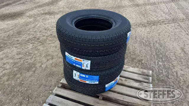 (4) Durun ST225/75R15 tires
