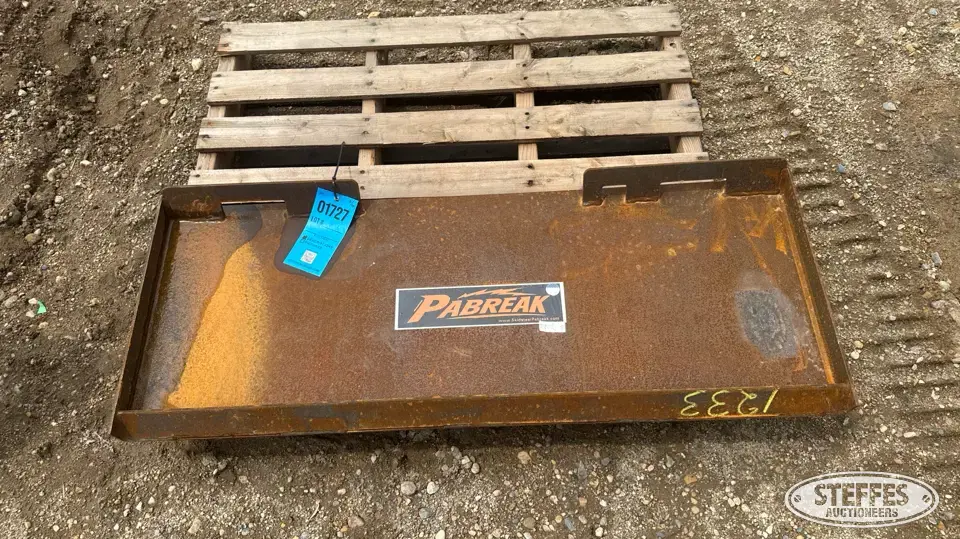 Pabreak skid steer plate Skid Steer Attachments-Other