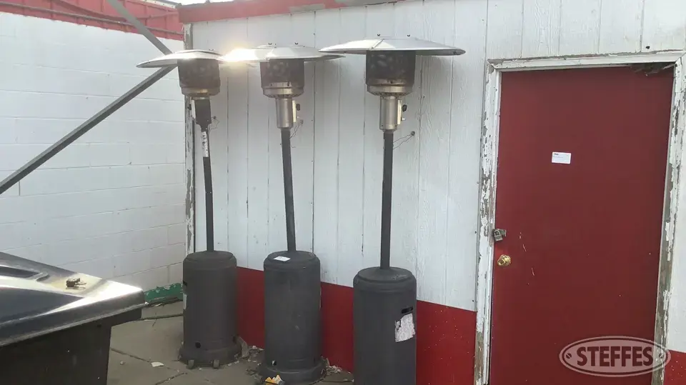 (3) Gas Patio Heaters 4H-Charity