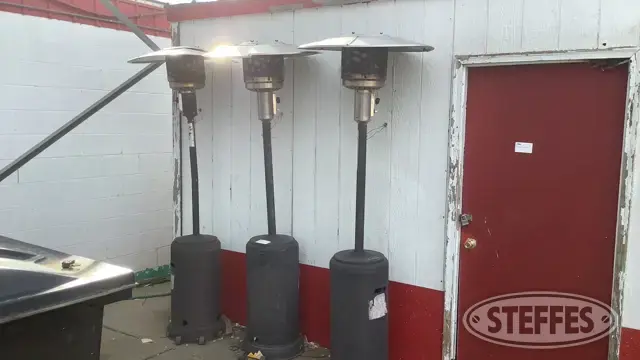 (3) Gas Patio Heaters