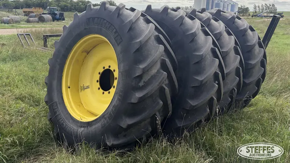 (4) Michelin 650/65R38 tires Tractor-Implement Tire