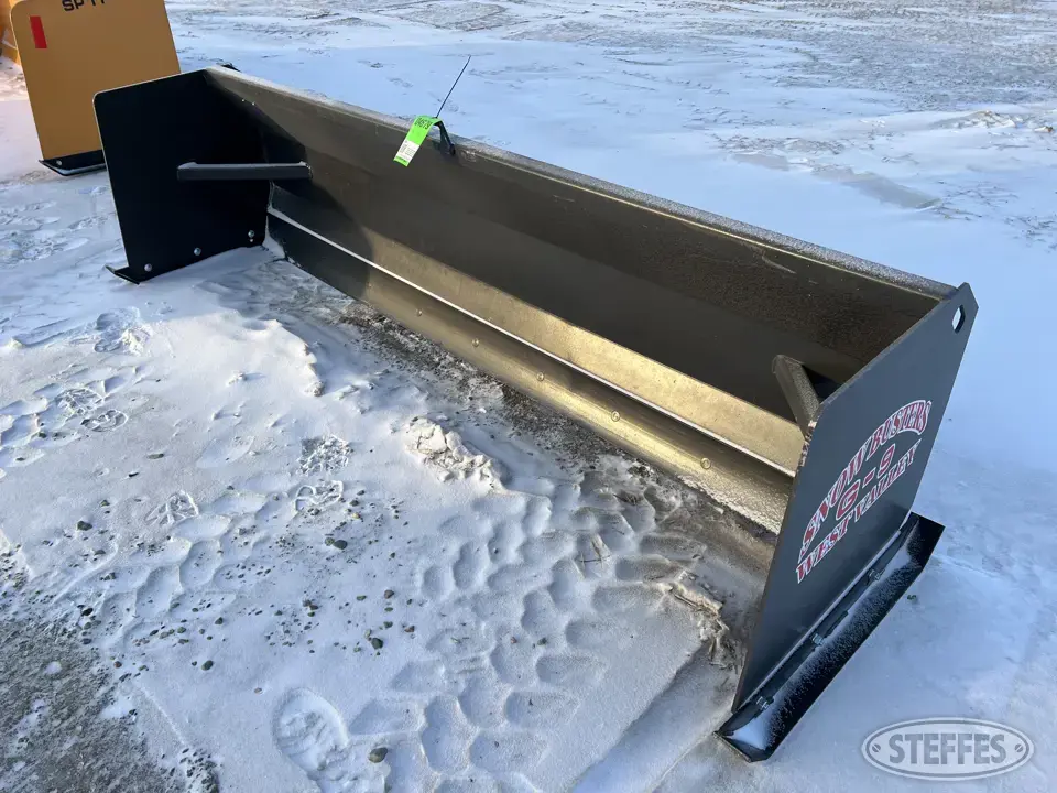 2023 Industrias America SG-9 Skid Steer Snow Pushers and Snowblower