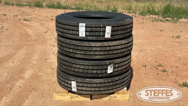 (4) 11R24.5 tires