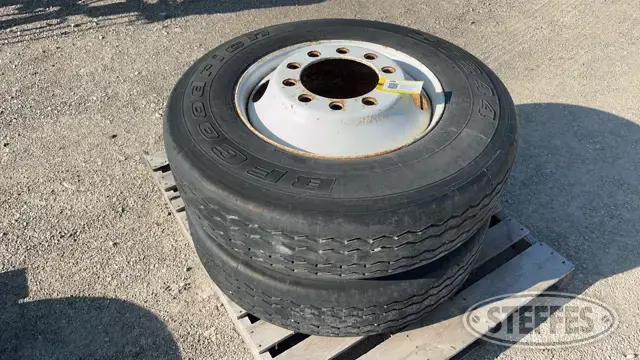 (2) BF Goodrich 275/80R22.5 Tires