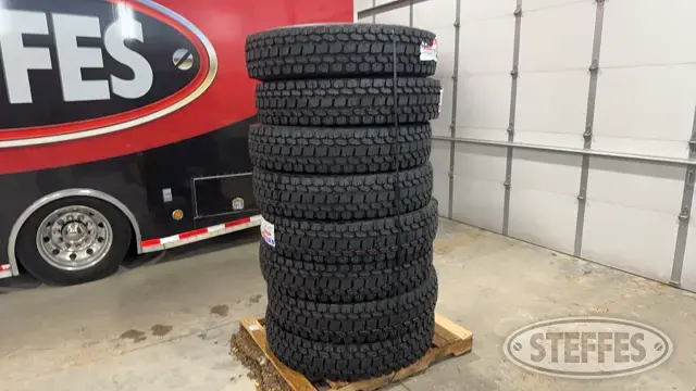 (8) Kapsen HS207 11R24.5 tires