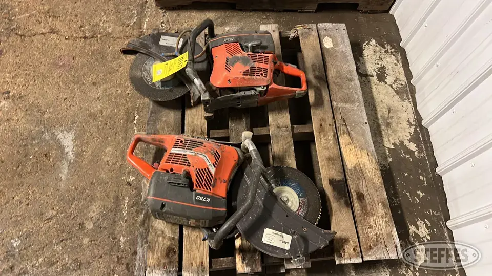 (2) Husqvarna K750 chop saws Power Tool