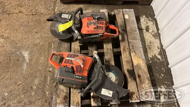 (2) Husqvarna K750 chop saws