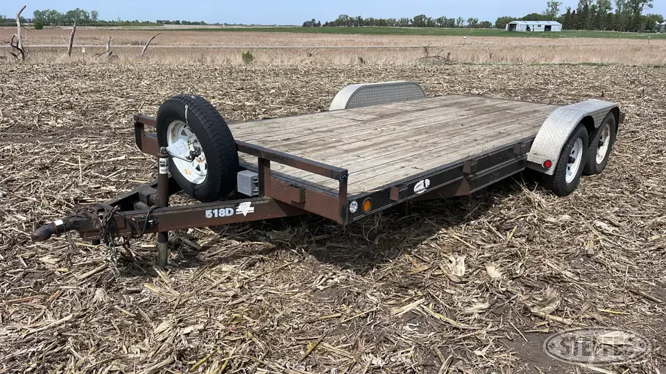 2005 PJ Mfg. 518D Flatbed Trailer